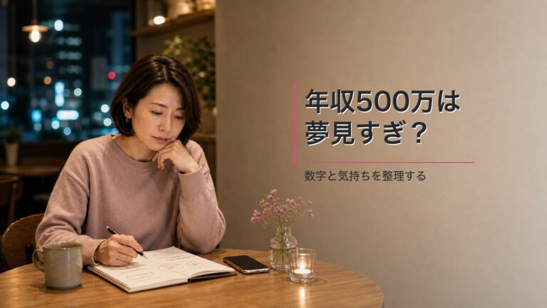 婚活で年収500万円という条件を考える方法