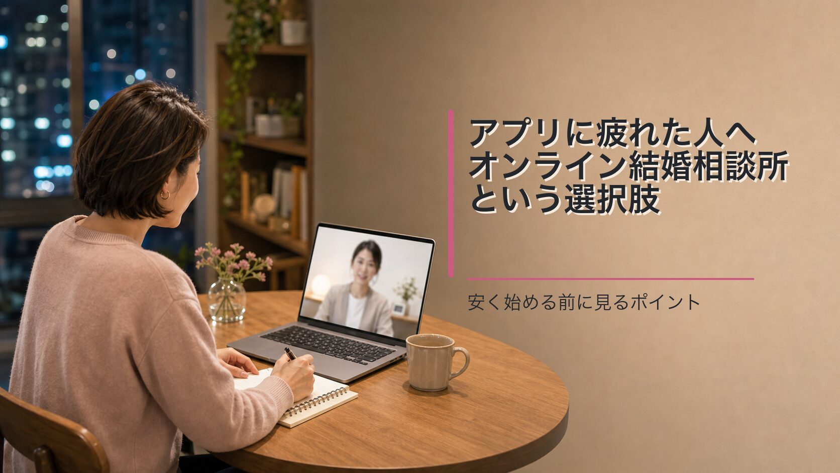 アプリに疲れた人へ｜オンライン結婚相談所という選択肢｜安く始める前に見るポイント