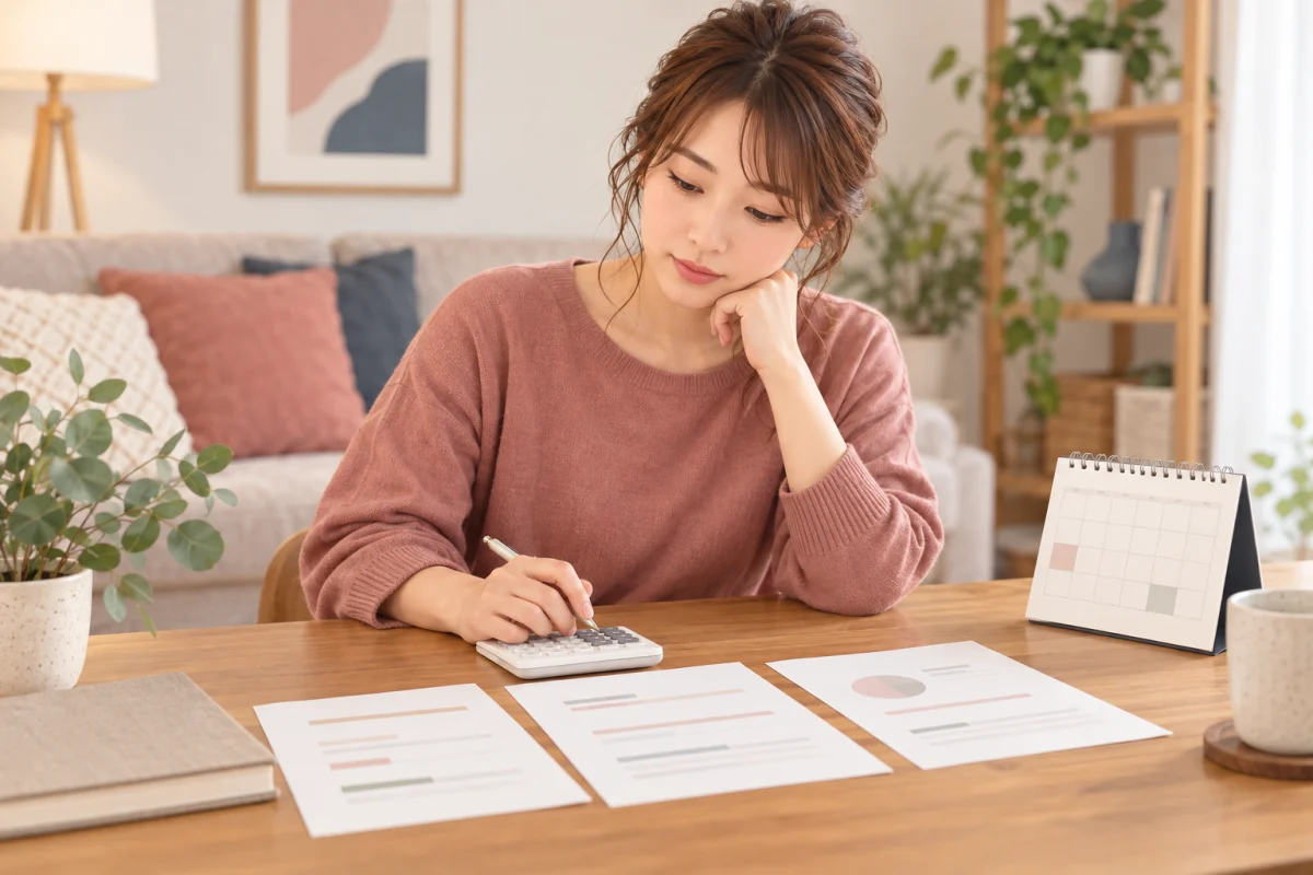 活動期間と初期費用・月会費・成婚料の総額を確認するイメージ